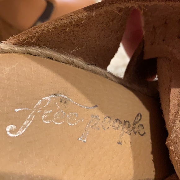Free People Cork Wedge Heels - Picture 8 of 12